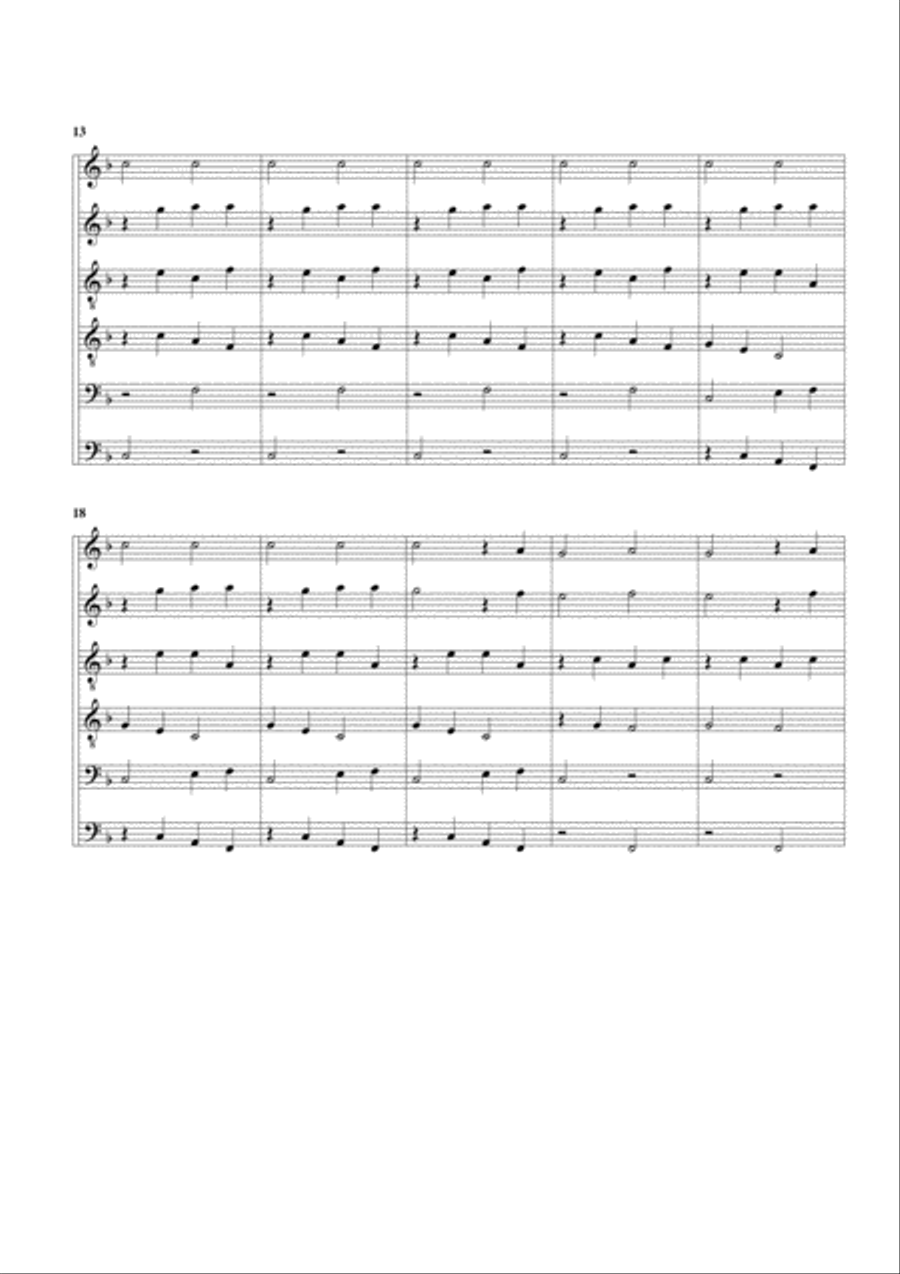 Das Glaeut zu Speyer (arrangement for 6 recorders) Recorder scores gallery preview page 2