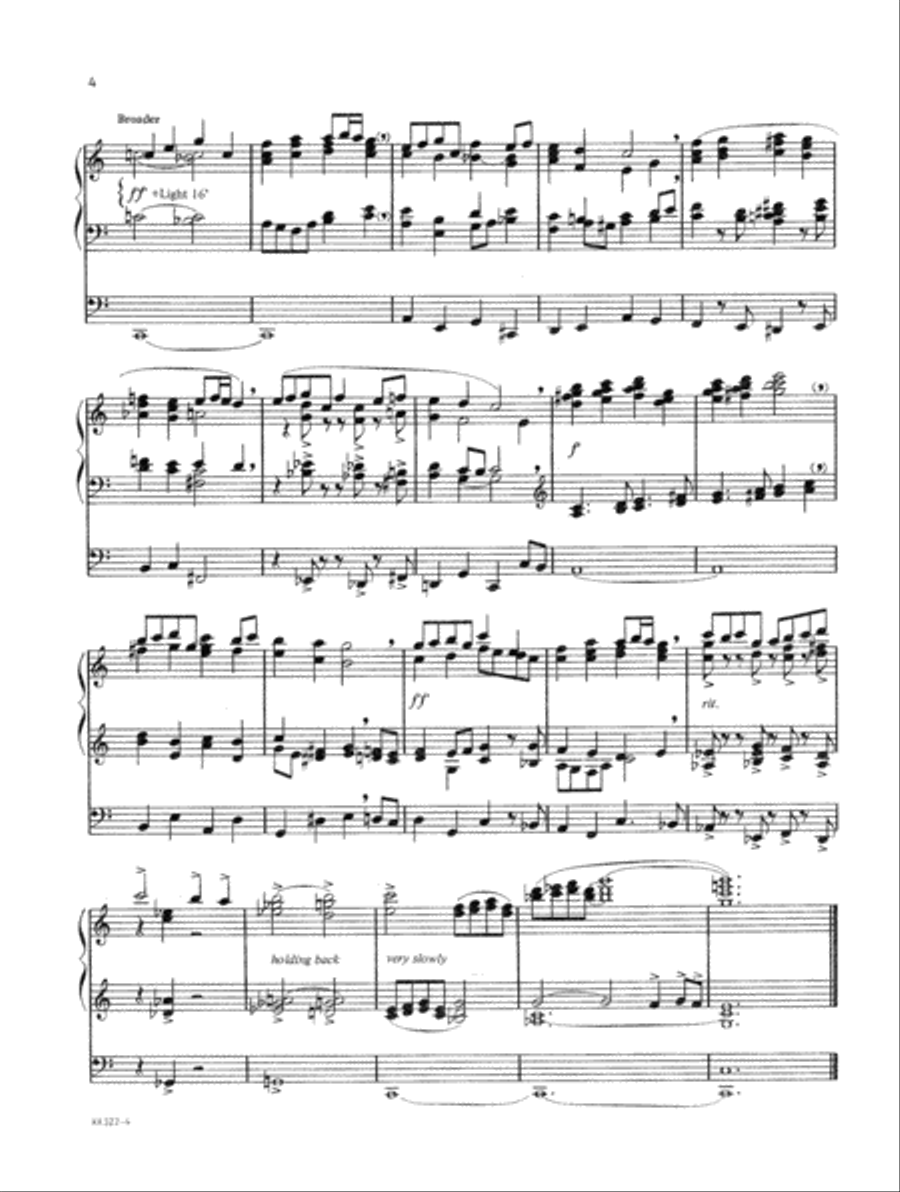 Suite Of Easter Hymns For Organ Organ Solo scores gallery preview page 6