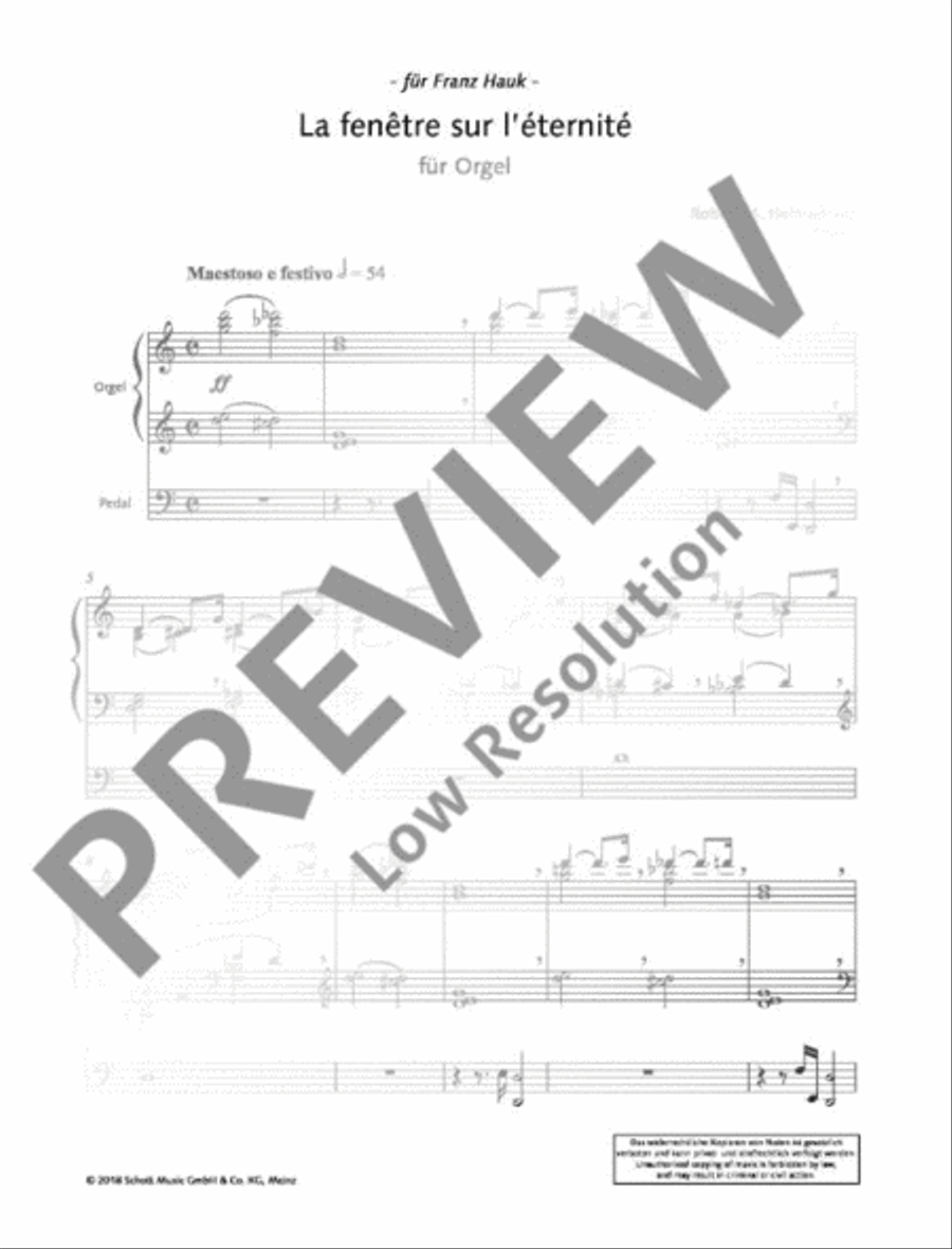 The Window to Eternity Organ scores gallery preview page 4