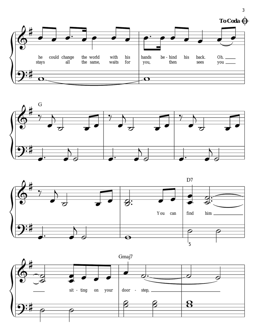 Daydreamer Easy Piano scores gallery preview page 3