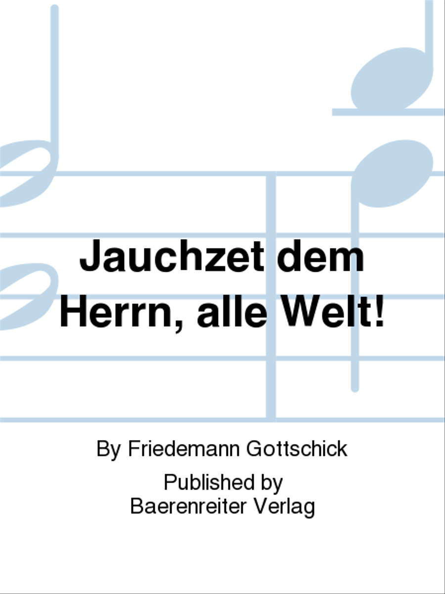 Jauchzet dem Herrn, alle Welt! (1960) Women's Choir scores gallery preview page 1