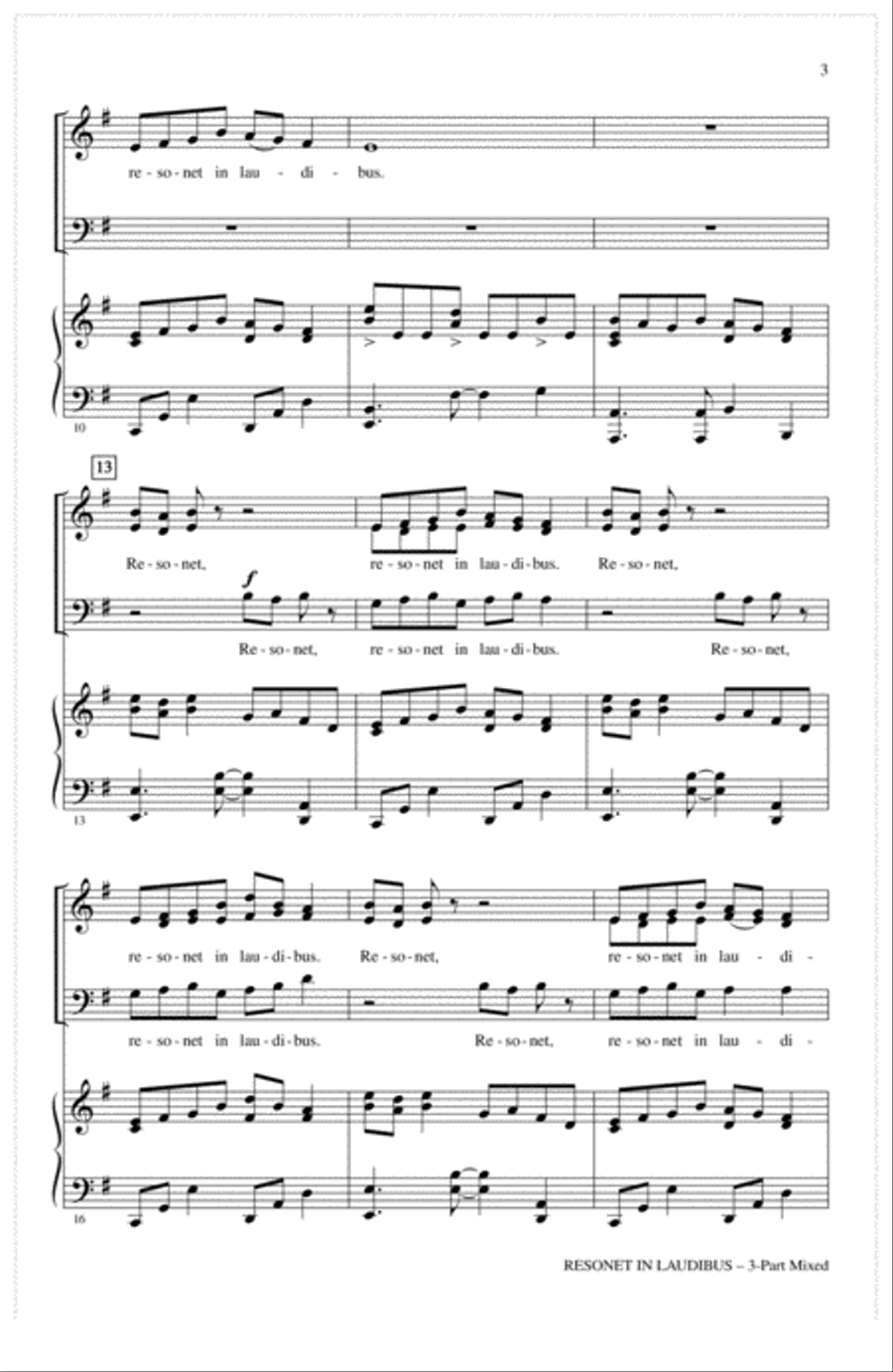 Resonet In Laudibus 3-Part scores gallery preview page 2