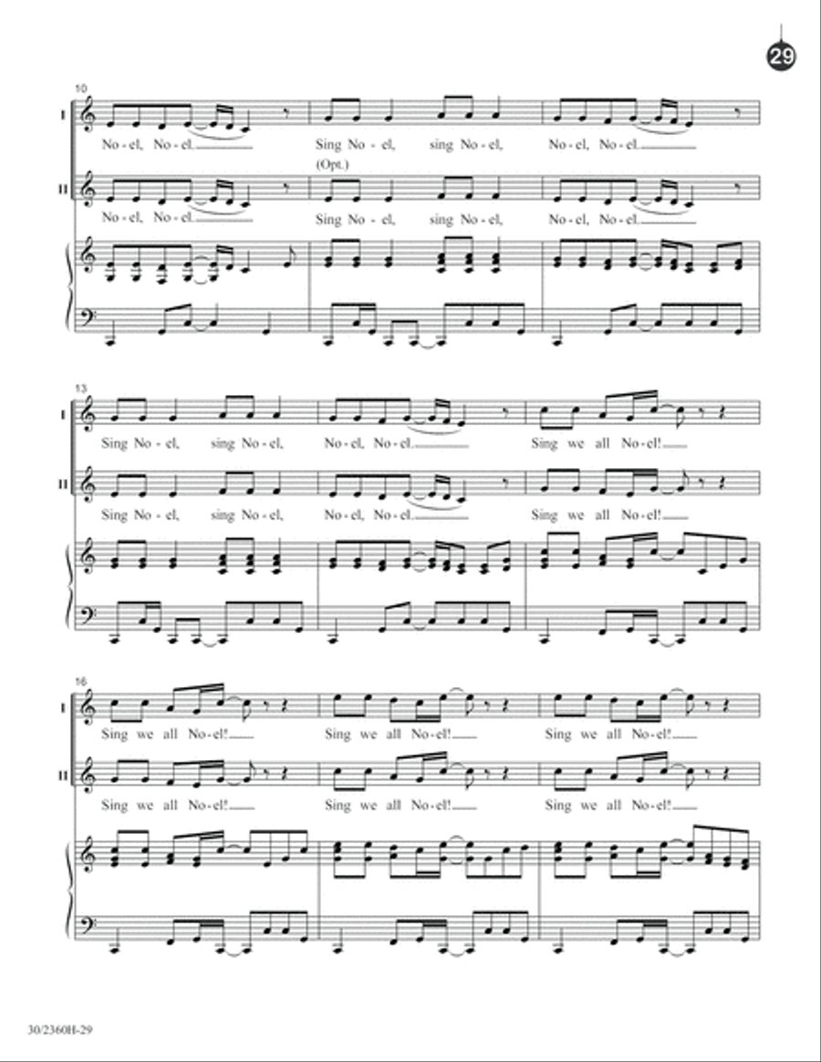 It's Christmas Everywhere! Unison Choir scores gallery preview page 30