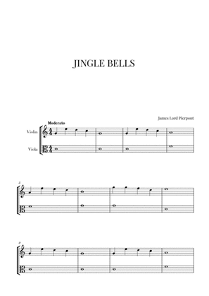 Book cover for Jingle Bells for Violin and Viola