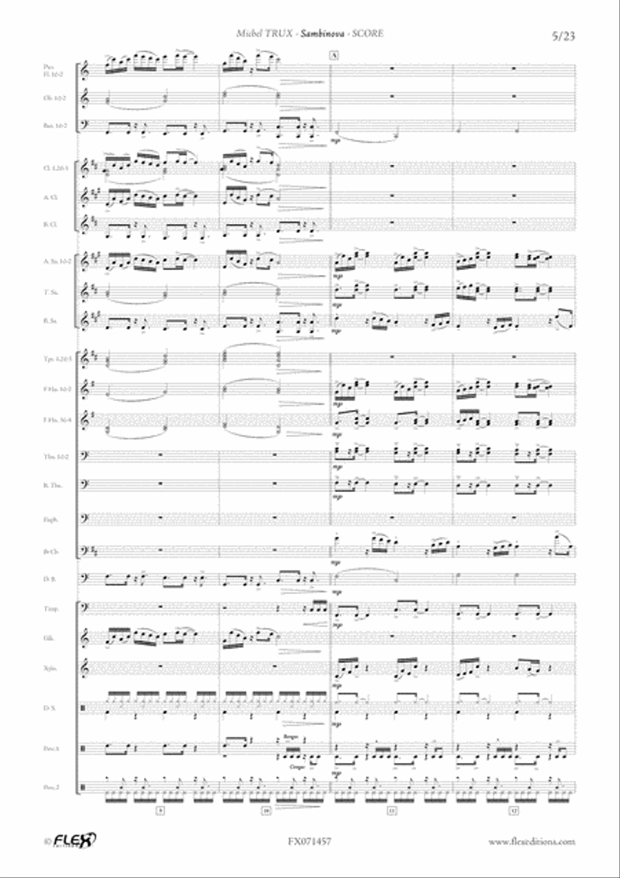 Sambinova Sambinova Concert Band scores gallery preview page 5