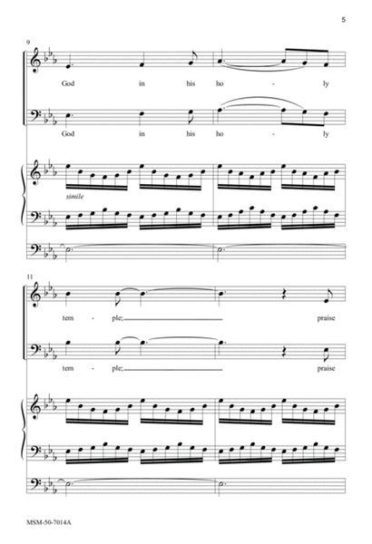 Psalm 150 (Downloadable Choral Score)