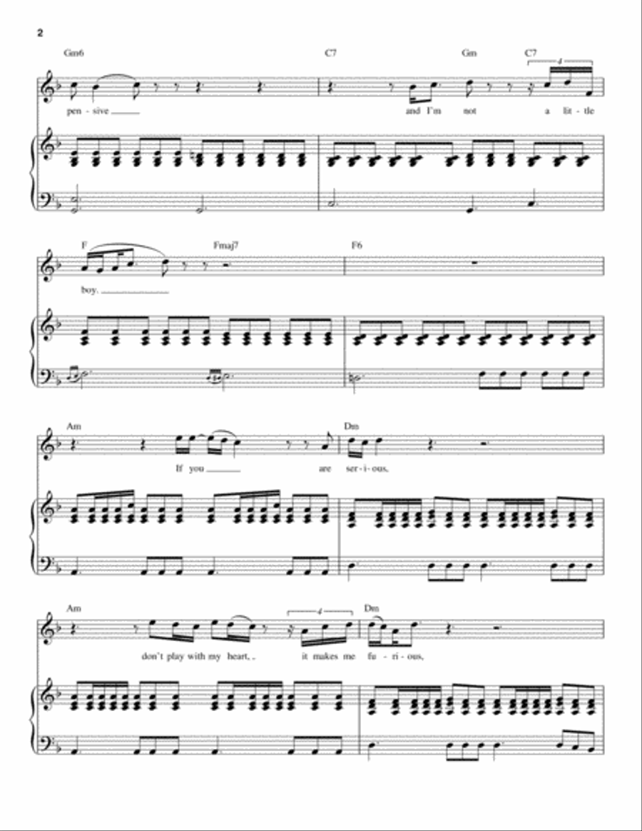 Tell It Like It Is Piano scores gallery preview page 2