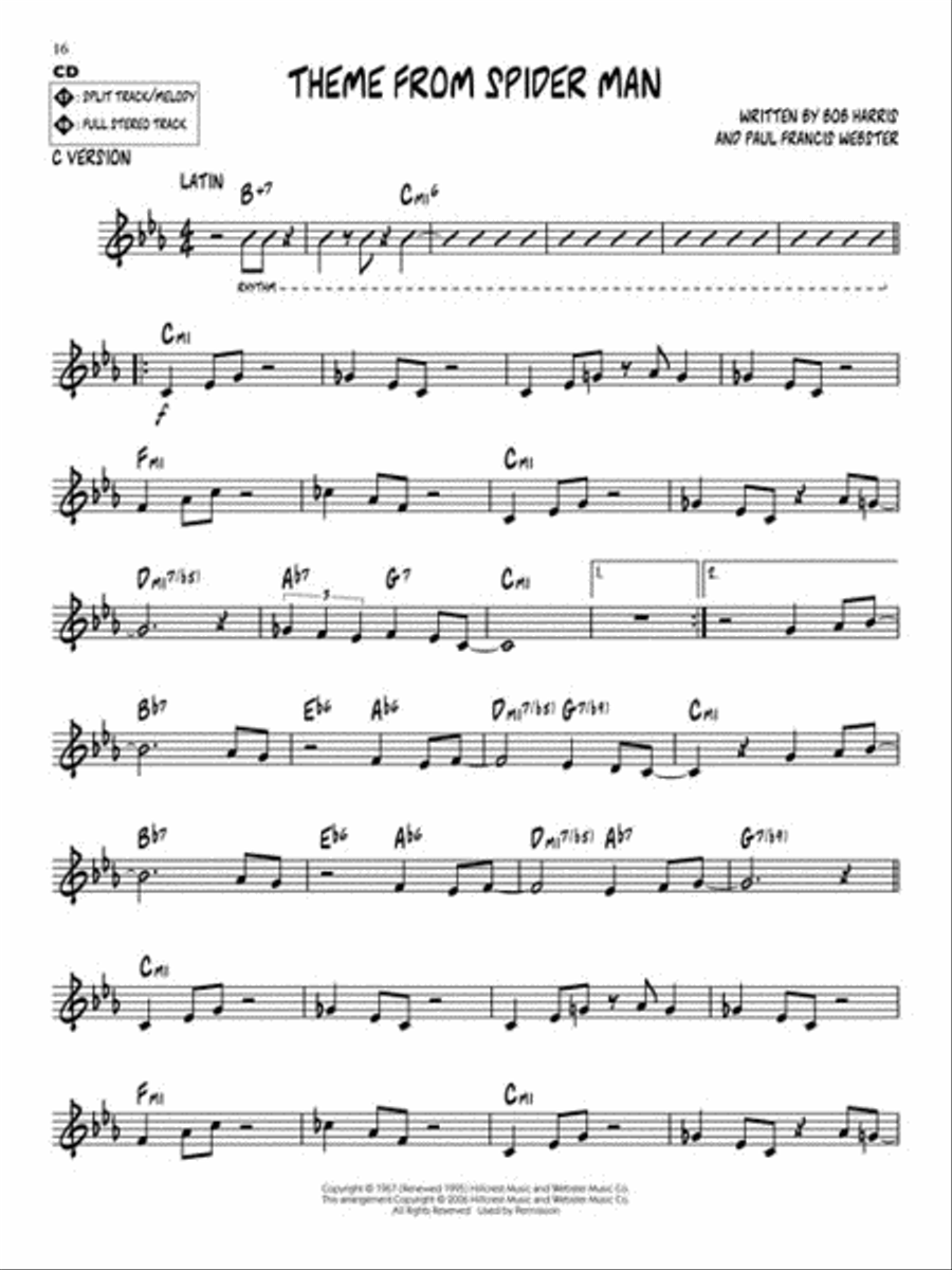 TV Tunes C Instrument scores gallery preview page 5