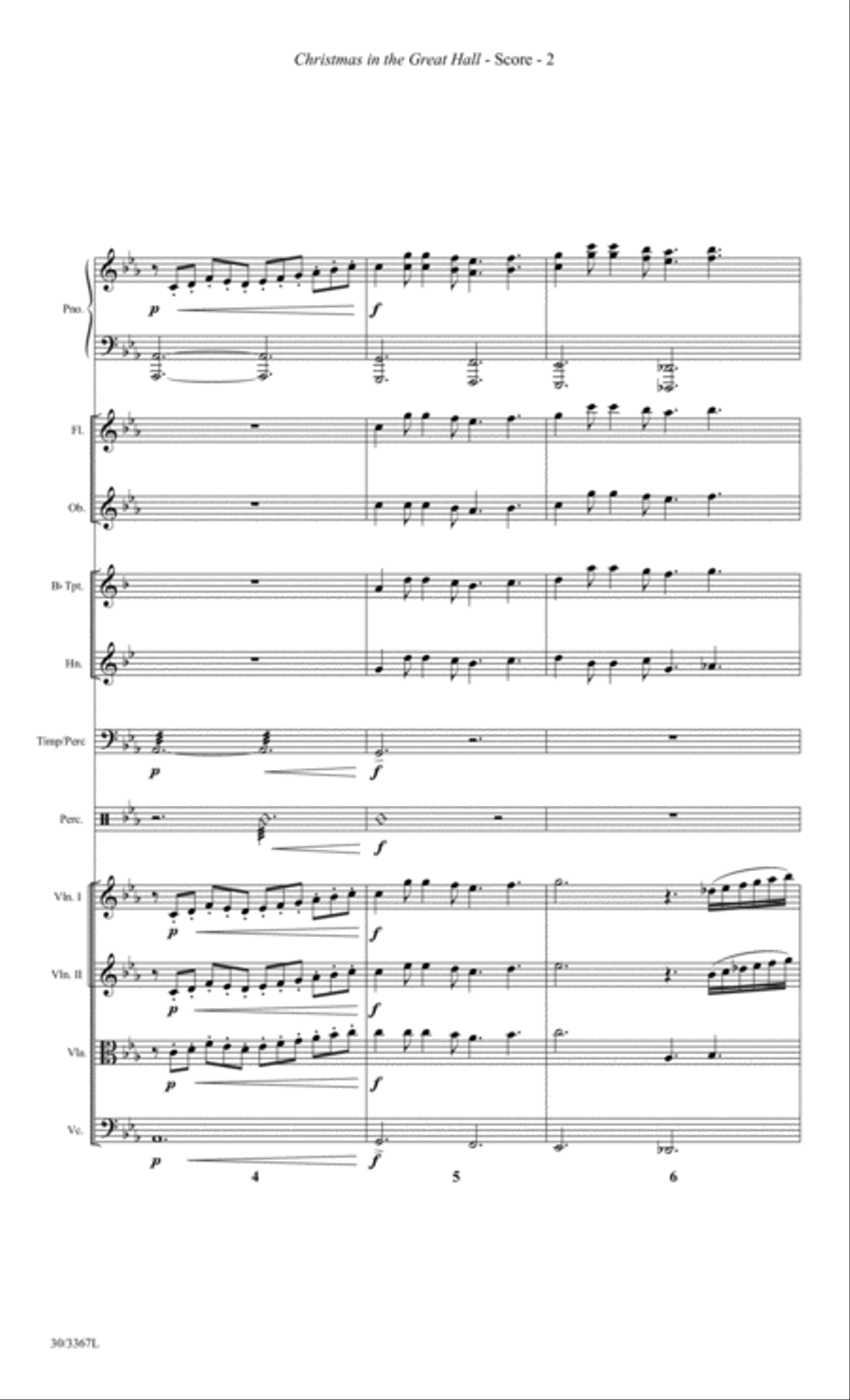 Christmas in the Great Hall - Instrumental Ensemble Score and Parts Choir scores gallery preview page 5