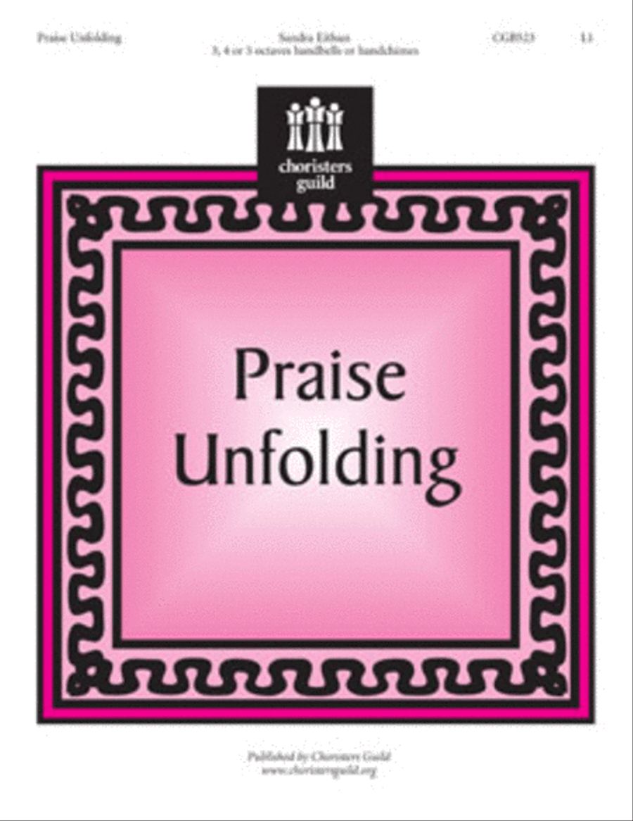 Praise Unfolding Handbell Choir scores gallery preview page 1