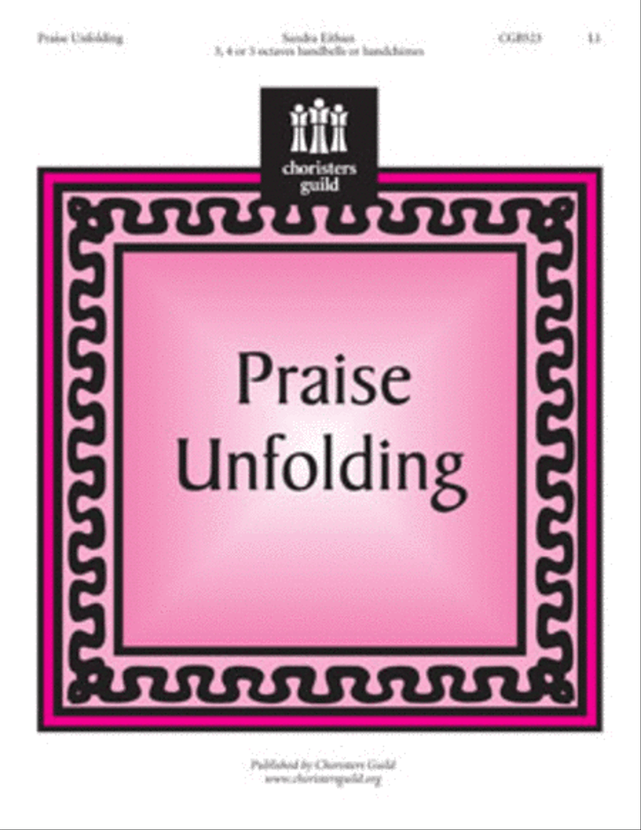 Praise Unfolding Praise Unfolding Handbell Choir scores gallery preview page 1
