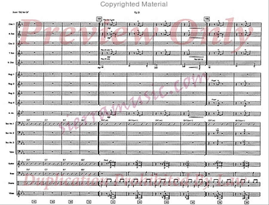 Bill, Not Gil Bill, Not Gil Jazz Ensemble scores gallery preview page 24