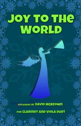Book cover for Joy to the World, Jazz Style, for Clarinet and Viola Duet