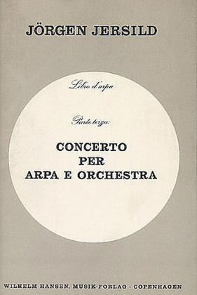 Book cover for Jorgen Jersild: Concerto For Harp And Orchestra (Miniature Score)