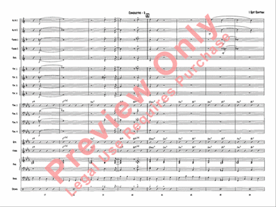 I Got Rhythm I Got Rhythm Jazz Ensemble scores gallery preview page 11