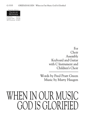 Book cover for When, in Our Music, God Is Glorified