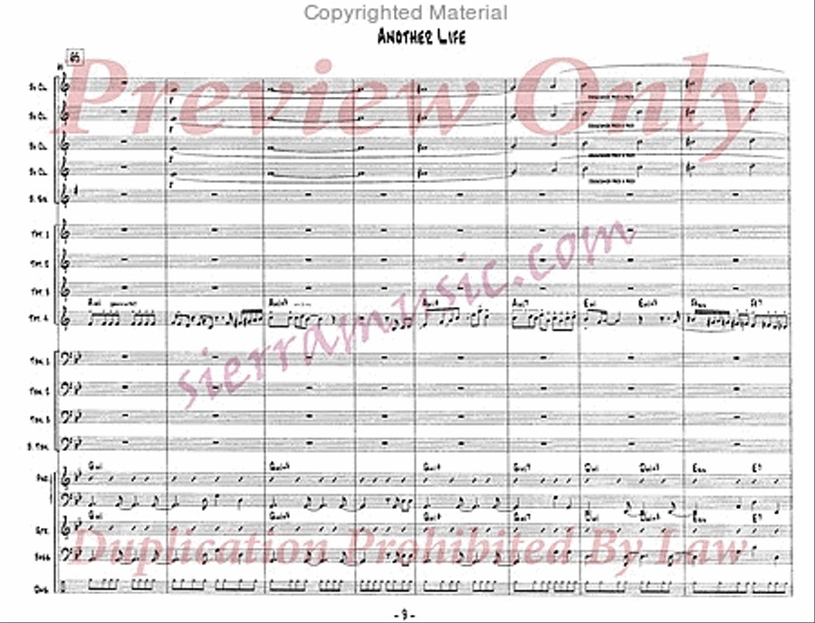 Another Life Big Band scores gallery preview page 10