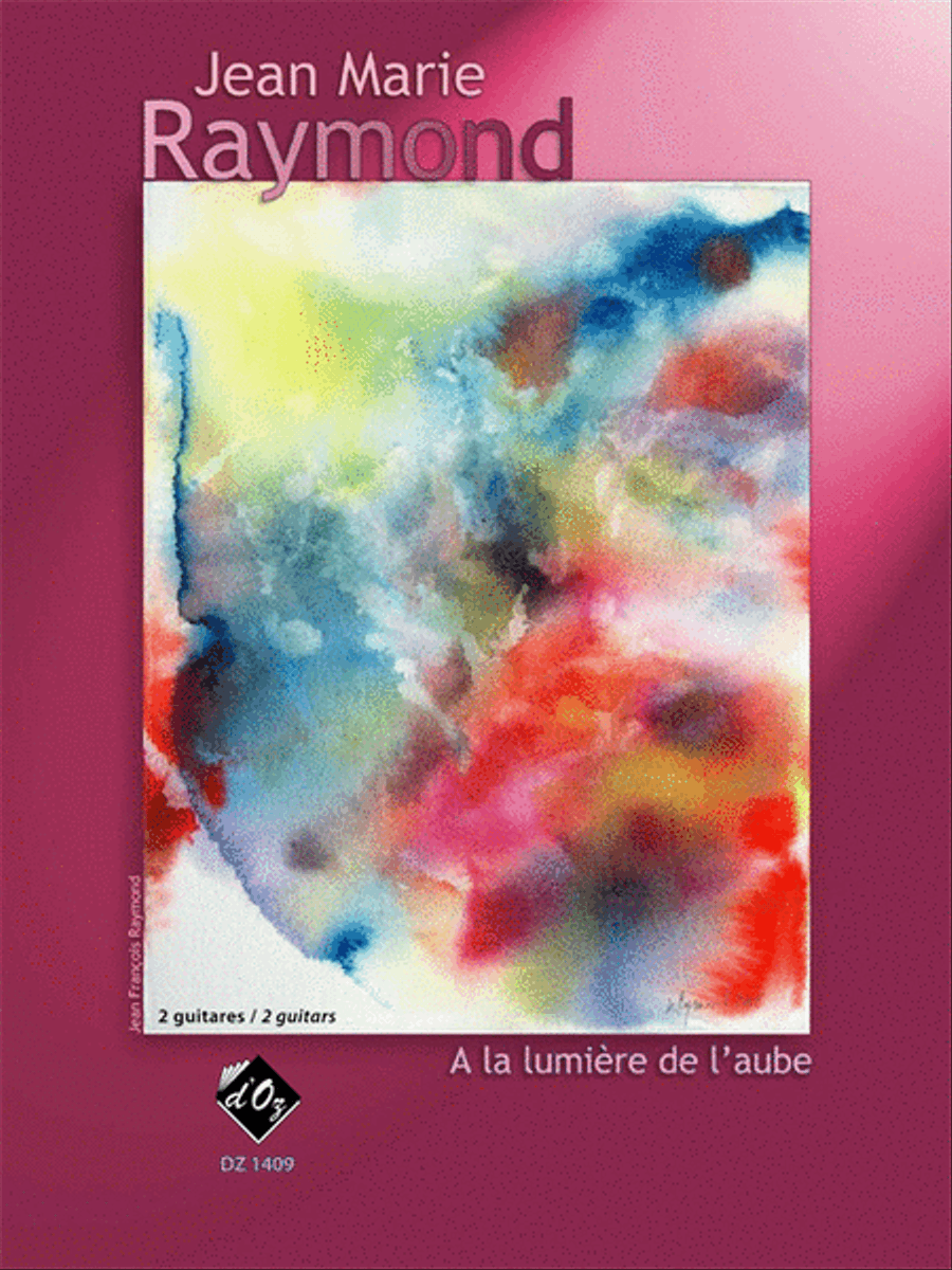 À la lumière de l’aube Classical Guitar scores gallery preview page 1