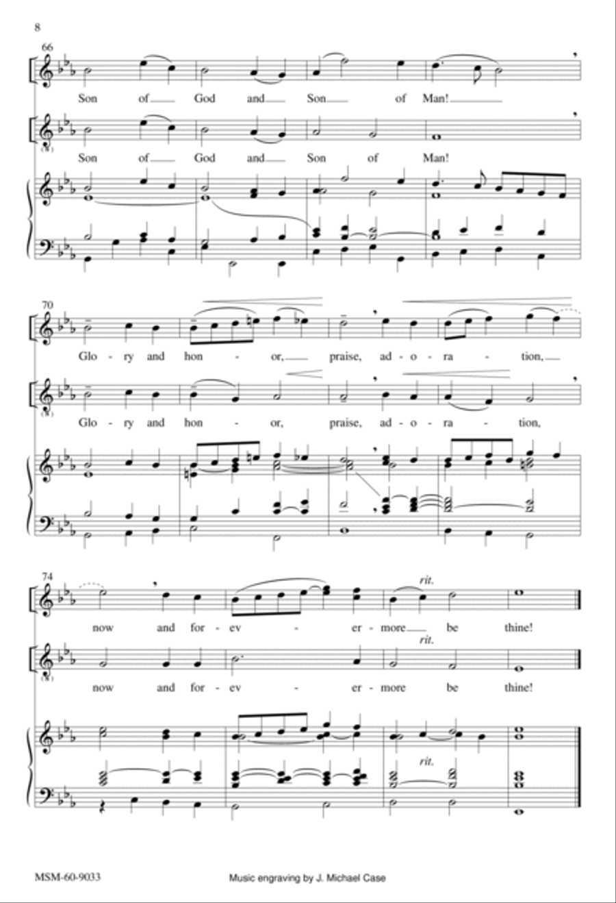 Beautiful Savior Beautiful Savior 4-Part scores gallery preview page 8