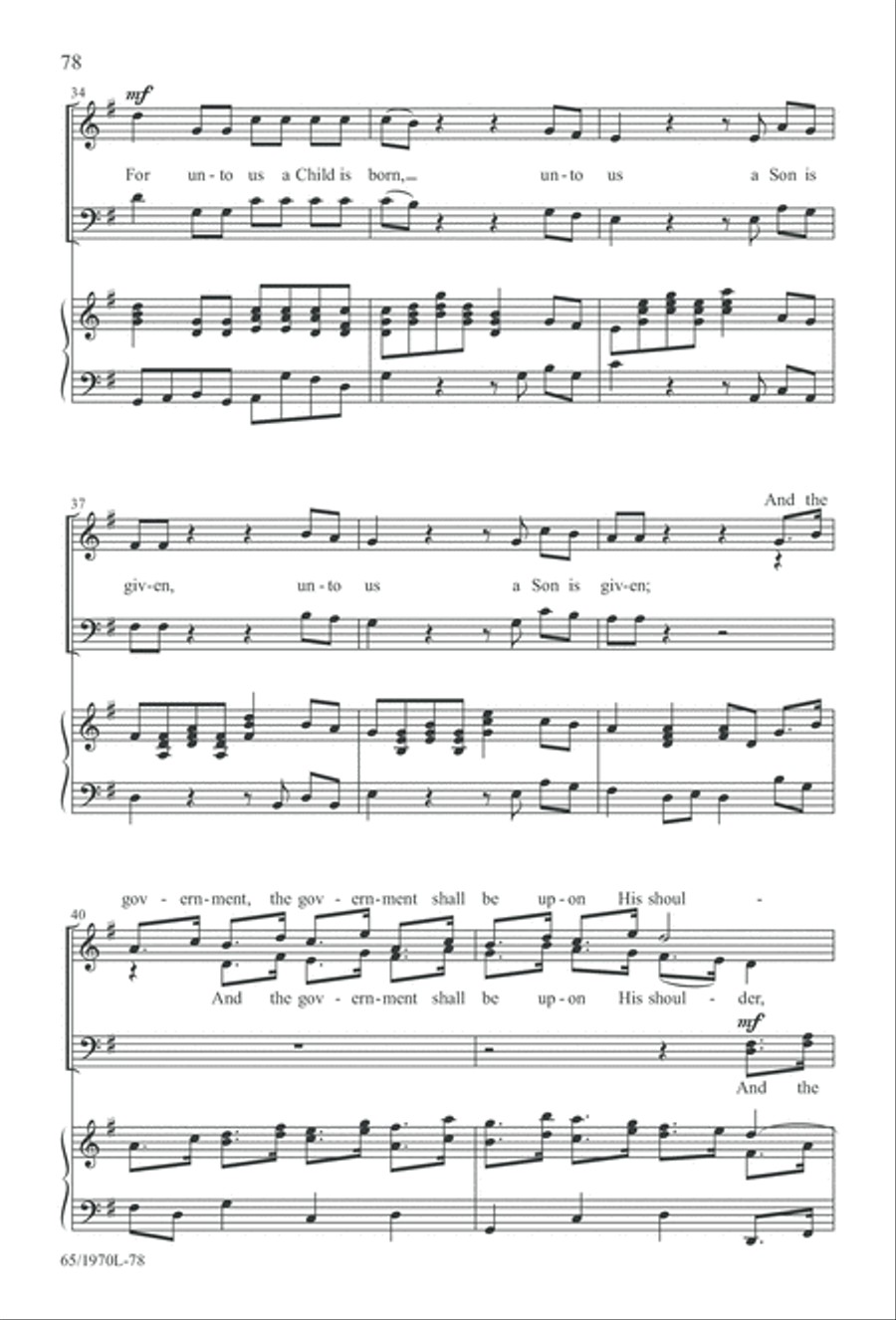 A Great and Mighty Wonder 4-Part scores gallery preview page 79