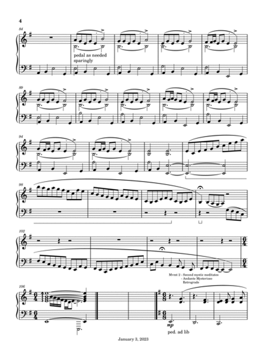 Piano Sonata 5 - The Journey of the Three Mystics
