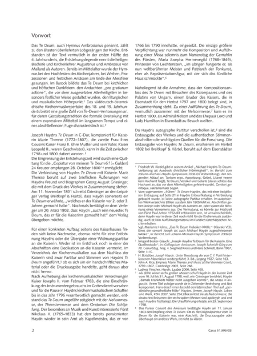 Te Deum 4-Part scores gallery preview page 3