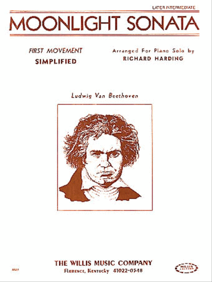 Moonlight Sonata (1st Movement) Piano scores gallery preview page 1