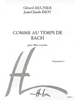 Book cover for Comme Au Temps De Bach