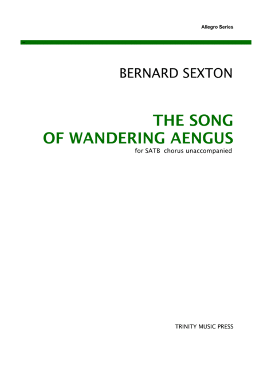 The Song of Wandering Aengus 4-Part scores gallery preview page 1