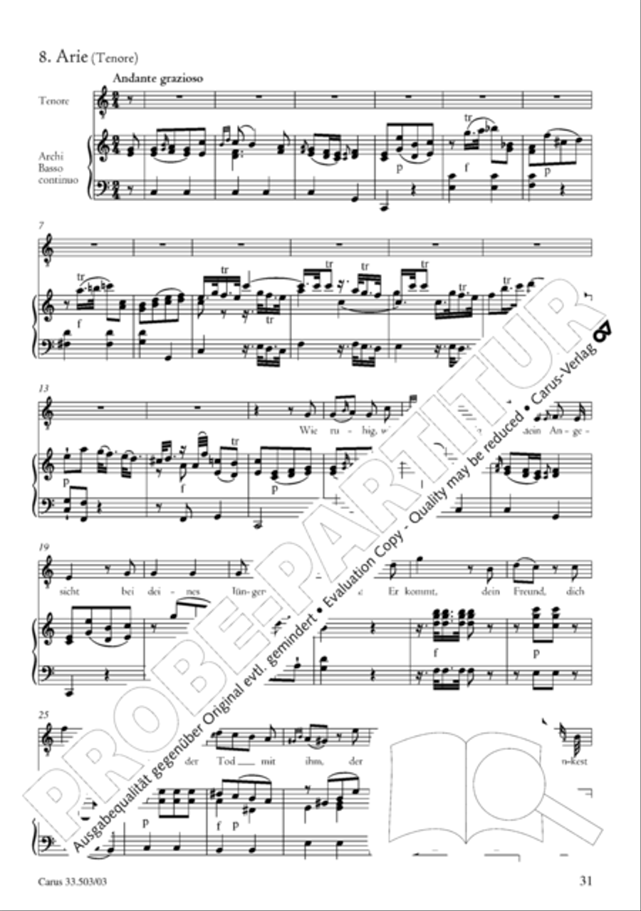 Passion according to St. Matthew (Passions-Musik nach dem Evangelisten Matthaus) SSATB scores gallery preview page 32
