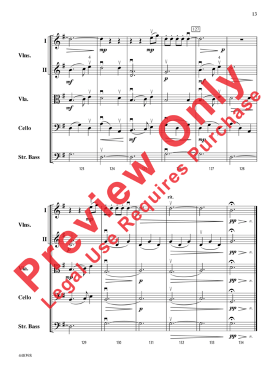Acadia First Light String Orchestra scores gallery preview page 14