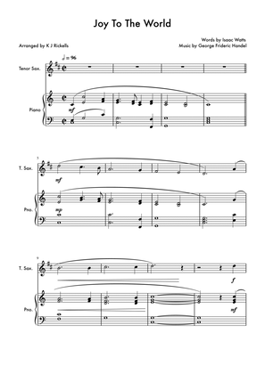 Joy To The World - Tenor Saxophone