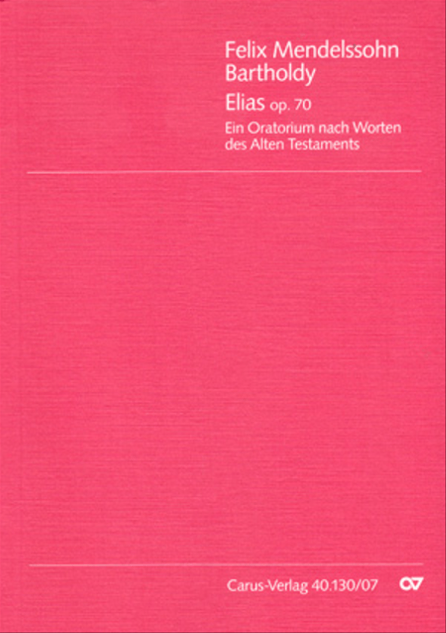 Book cover for Elijah (Elias)