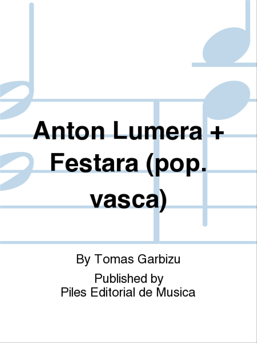 Anton Lumera + Festara (pop. vasca) Horn scores gallery preview page 1