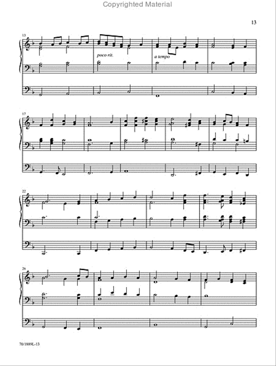 Go Out With Joy! Organ Solo scores gallery preview page 3