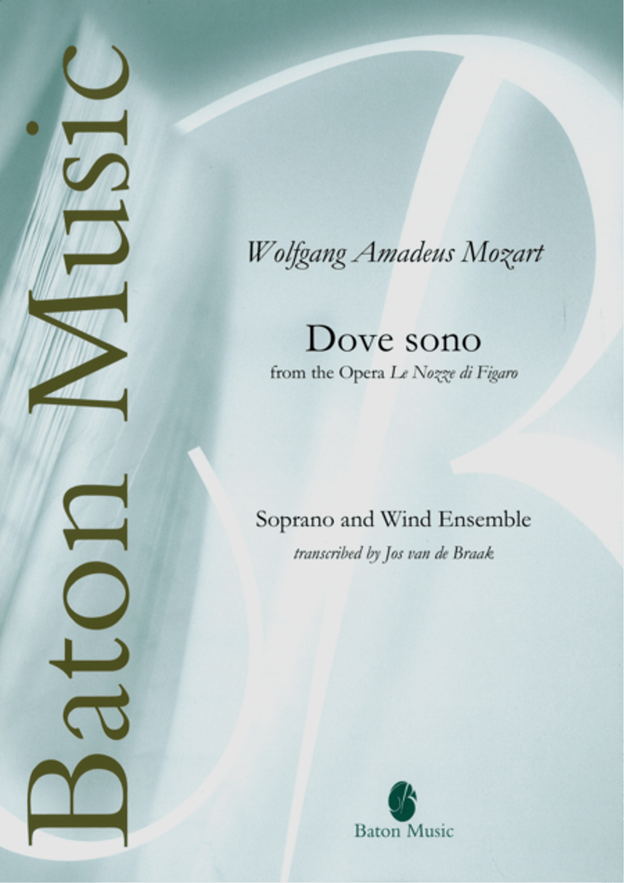 Dove sono Dove sono Concert Band scores gallery preview page 1