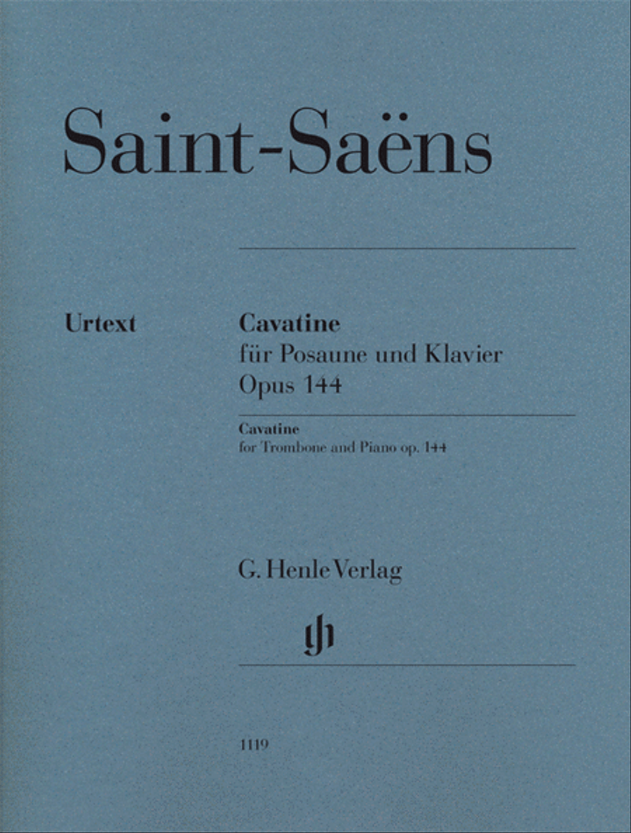 Cavatine, Op. 144 Cavatine, Op. 144 Piano Accompaniment scores gallery preview page 1