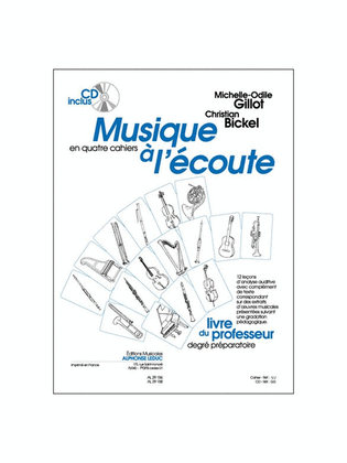 Book cover for Musique A L'ecoute (en 4 Cahiers) Premiere Annee/cycle Ii Livre Du Maitre Avec