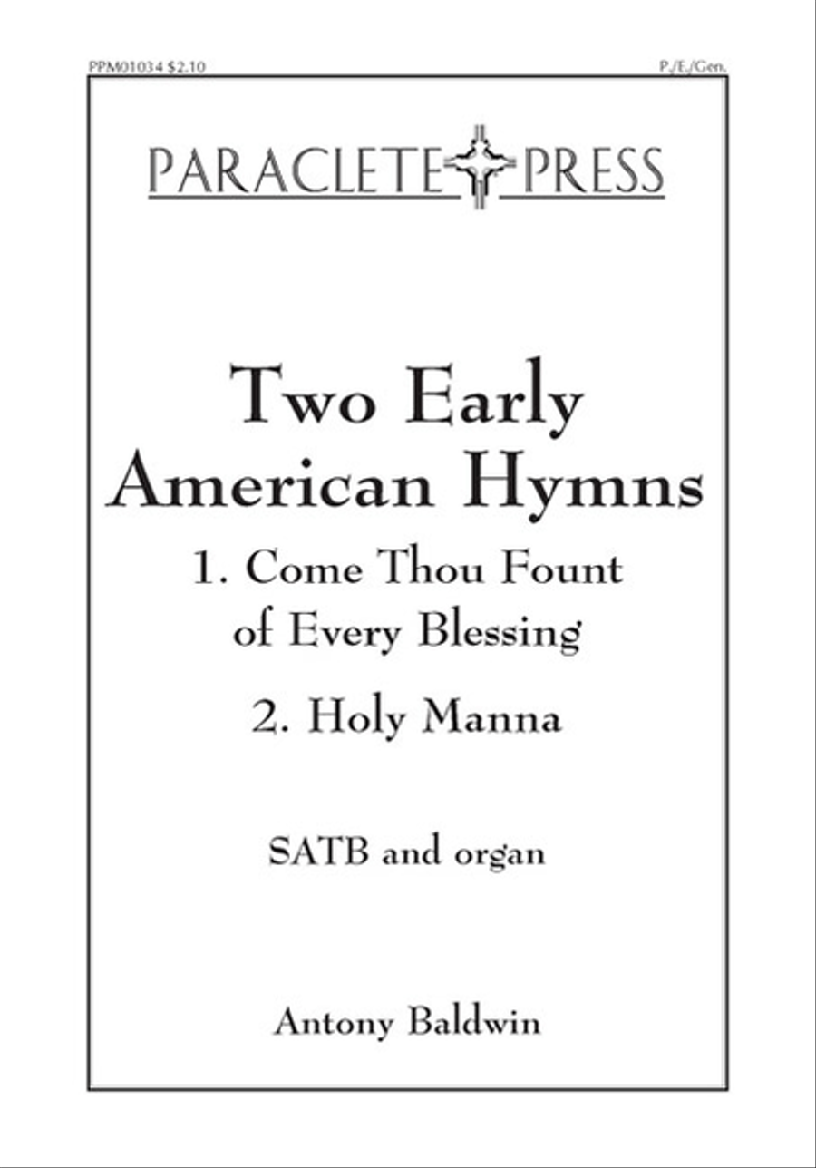 Two Early American Hymns 4-Part scores gallery preview page 1