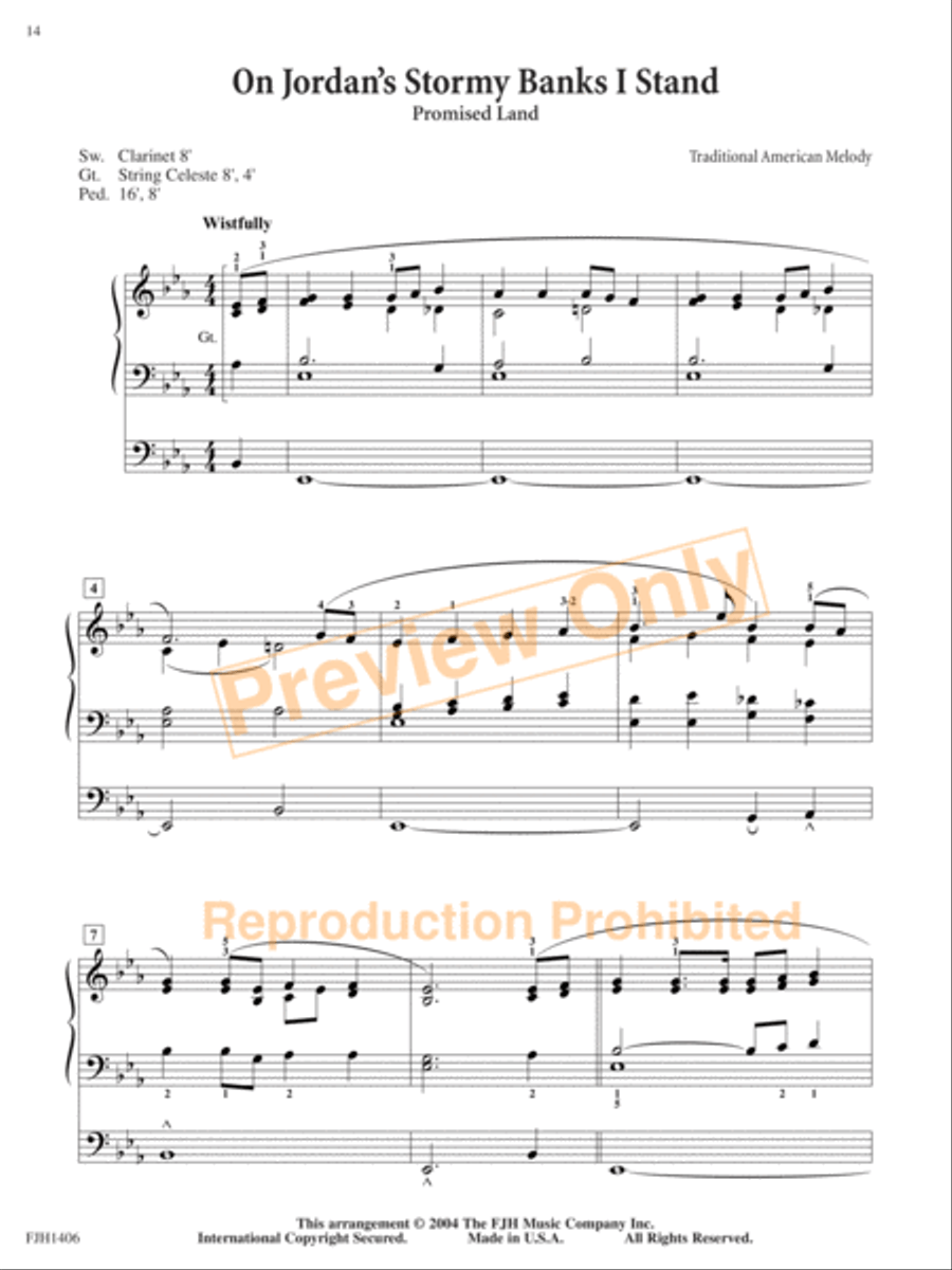 Unceasing Praises (NFMC) Unceasing Praises (NFMC) Organ scores gallery preview page 2