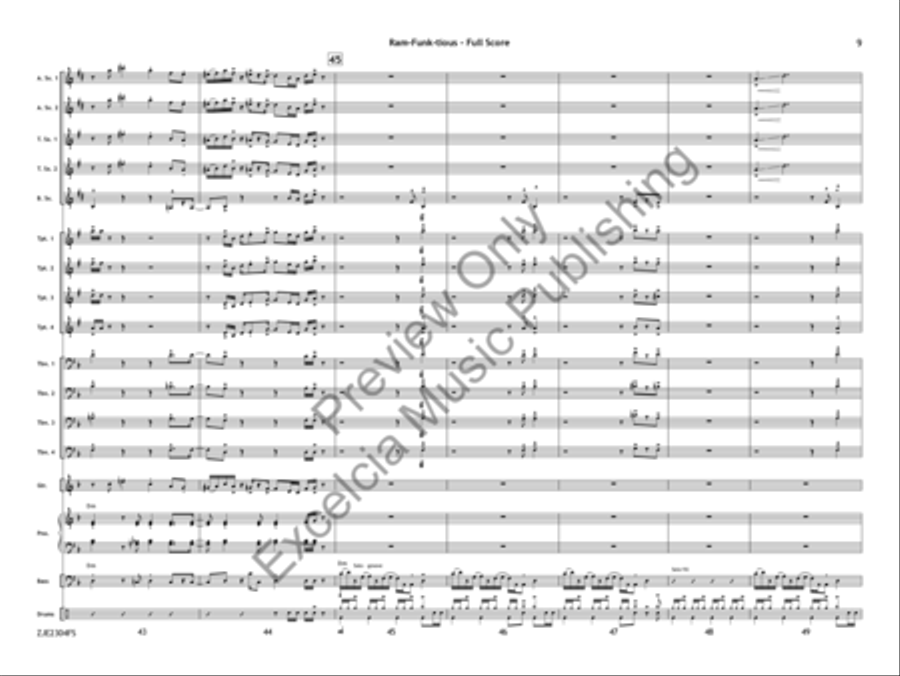 Ram-Funk-tious Jazz Ensemble scores gallery preview page 10