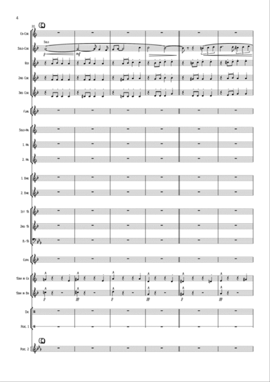 Assassin's Tango Brass Band scores gallery preview page 4
