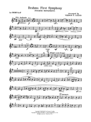 Brahms's 1st Symphony, 4th Movement: 1st F Horn