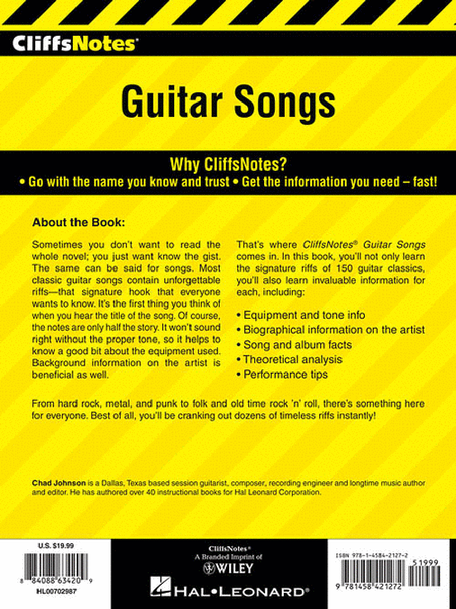 CliffsNotes to Guitar Songs