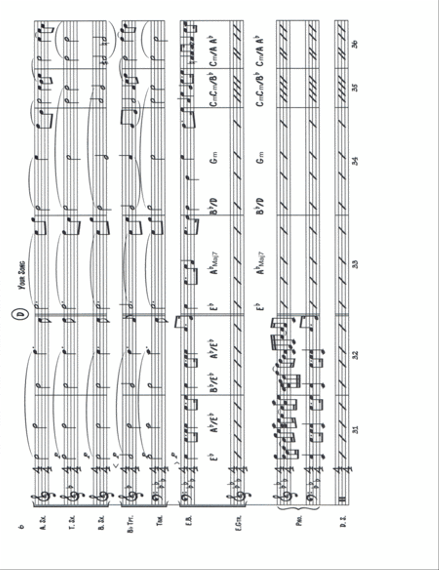 Your Song Your Song Voice scores gallery preview page 6