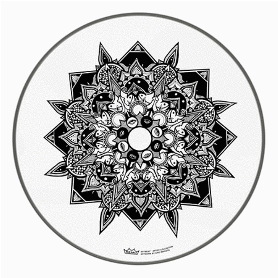 Batter, Artbeat Artist Collection, 16'' Diameter, Skyndeep, Emperor Clear, 'disillusion Musical Instruments scores gallery preview page 2