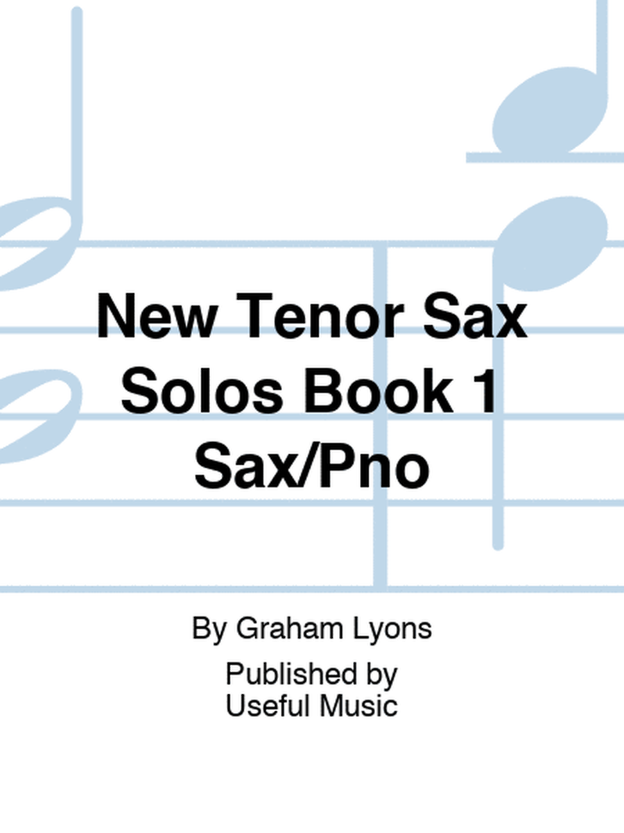 New Tenor Sax Solos Book 1 Sax/Pno