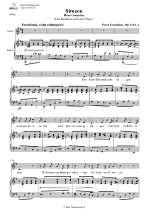 Simeon, Op. 8 No. 4 (Original key. E minor)