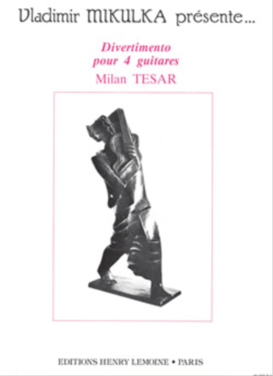 Divertimento Guitar Ensemble scores gallery preview page 1