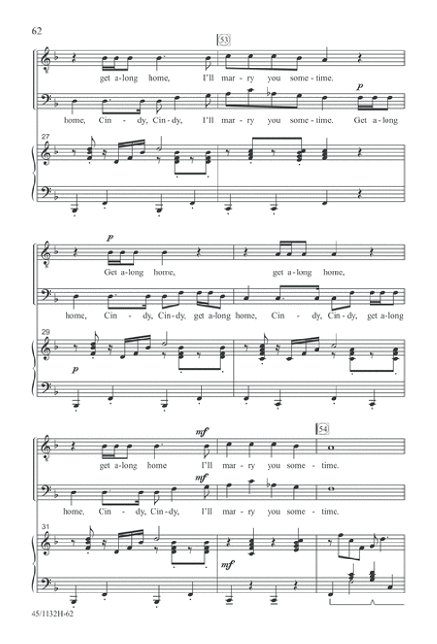 Singable Solutions for TB Choirs TB scores gallery preview page 62